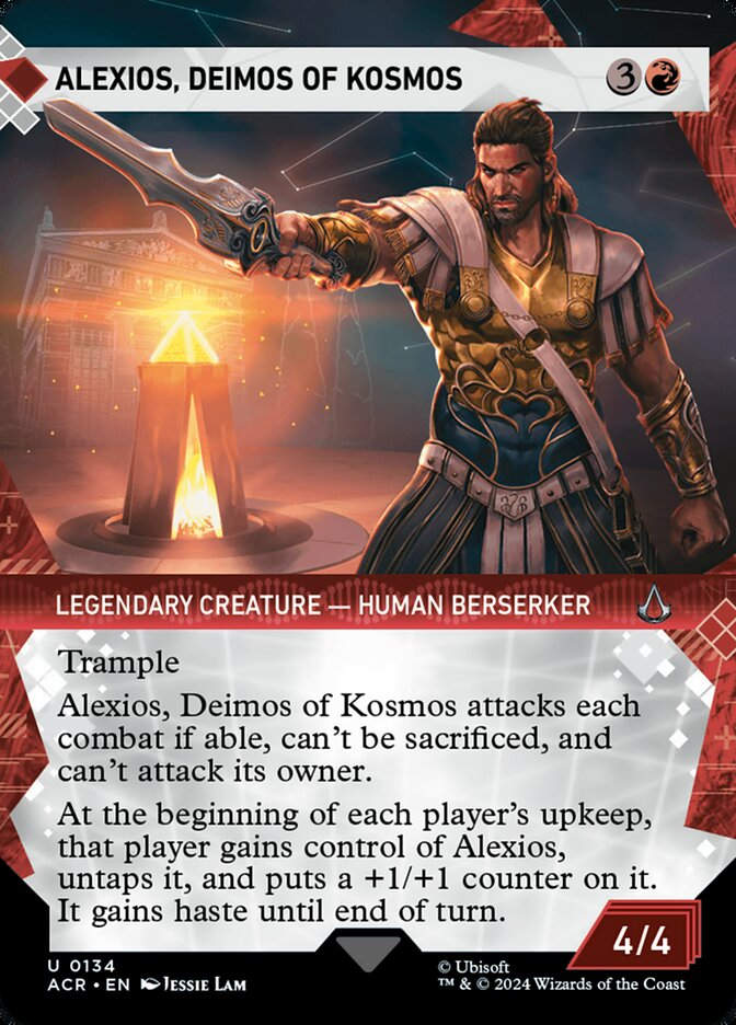 Alexios, Deimos of Kosmos (ACR) (134) / Borderless / Showcase