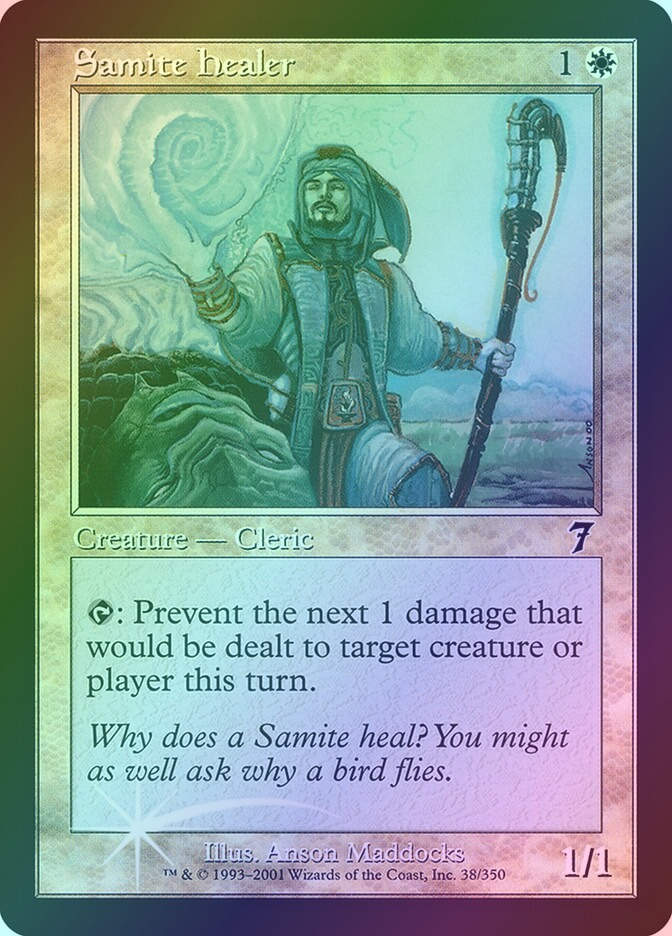 Samite Healer (7ED) (38★) / Foil