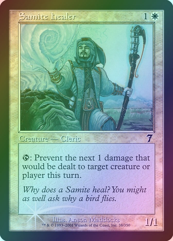 Samite Healer (7ED) (38★) / Foil