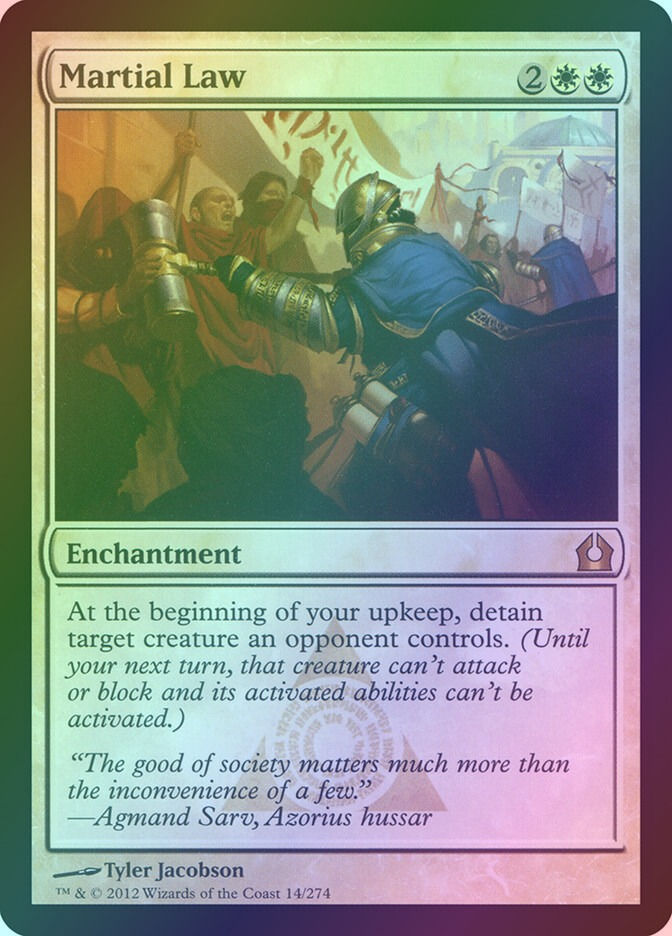 Martial Law (RTR) (14) / Foil