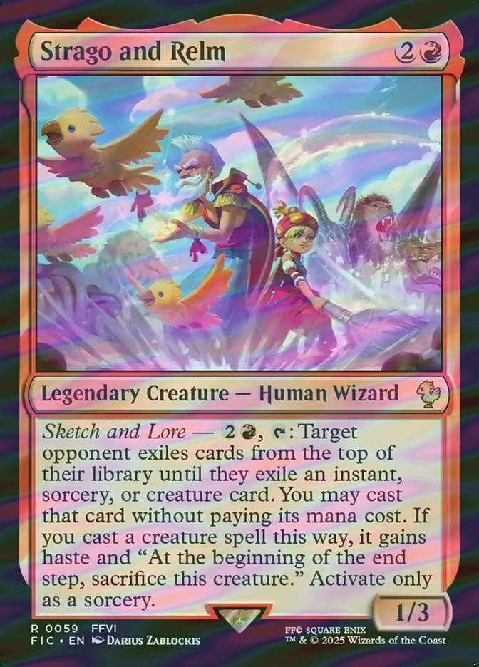 Strago and Relm (FIC) (59) / Surge Foil