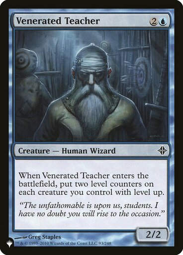 Venerated Teacher (The List)