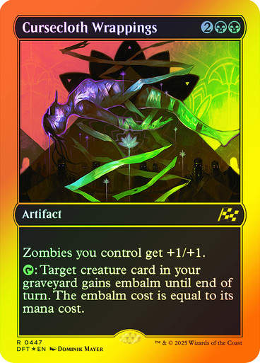 Cursecloth Wrappings (DFT) (447)  / First Place Foil