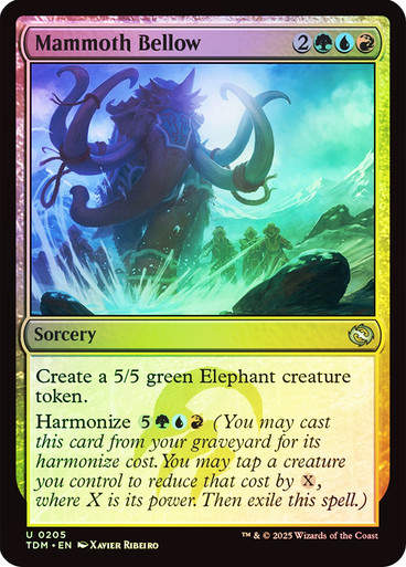 Mammoth Bellow (TDM) (205) / Foil
