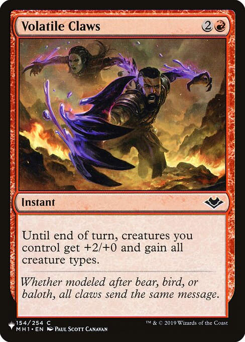 Volatile Claws (PLST) (MH1-154)