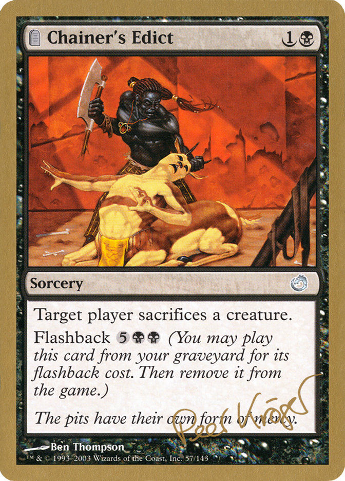 Chainer's Edict (WC03) (pk57)