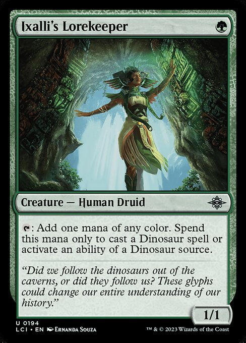 Ixalli's Lorekeeper (lci)