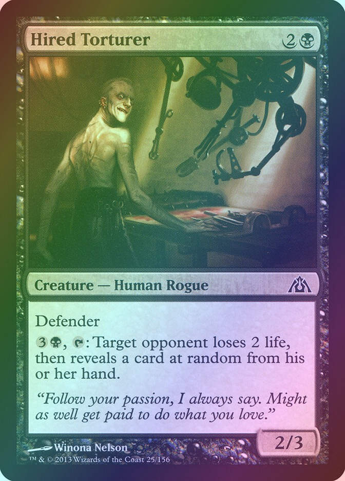 Hired Torturer (DGM) (25) / Foil