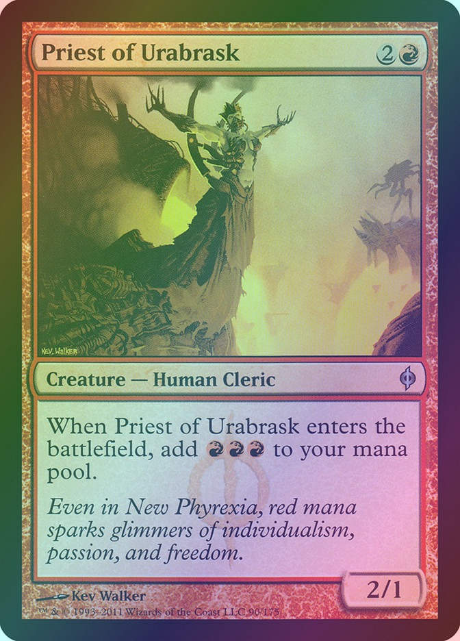 Priest of Urabrask (NPH) (90) / Foil
