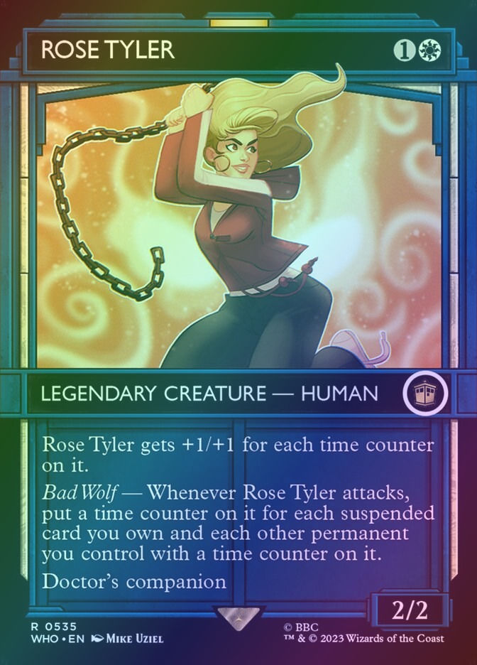Rose Tyler (WHO) (535) / Borderless / Showcase / Foil
