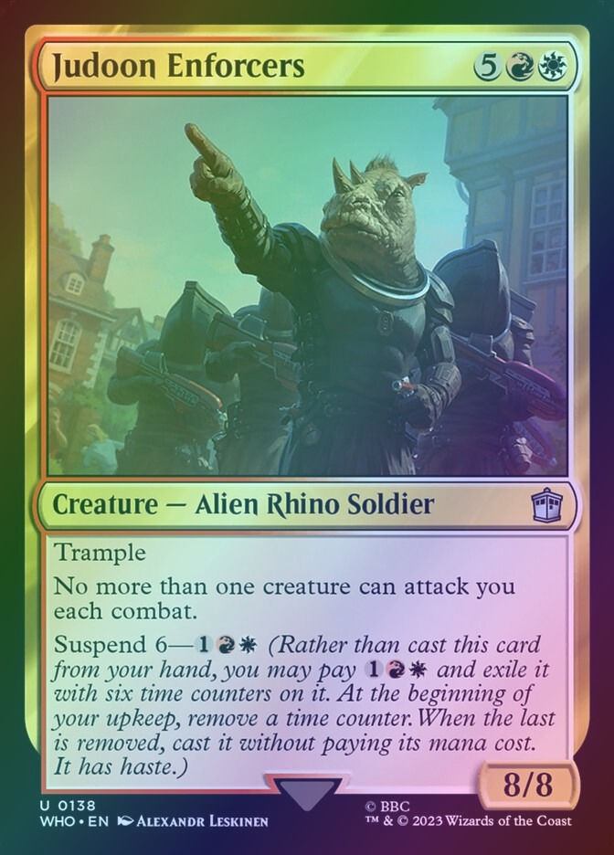 Judoon Enforcers (WHO) (138) / Foil