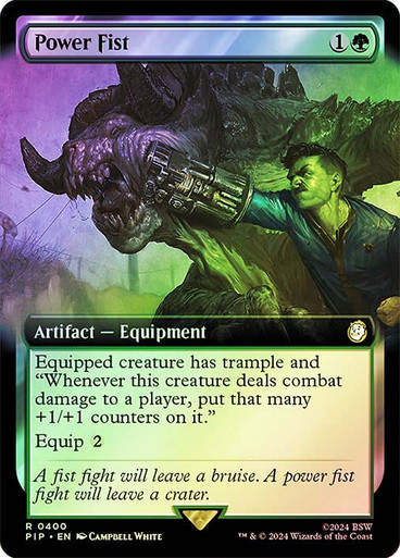Power Fist (pip) (400) / Extended Art Foil