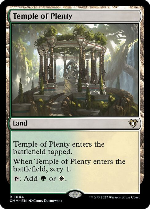 Temple of Plenty (cmm) (Commander Deck)