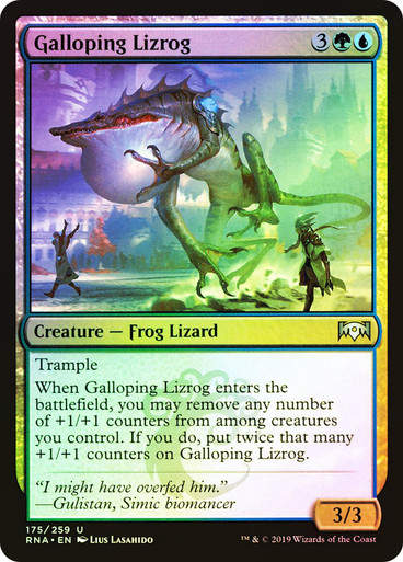 Galloping Lizrog (RNA) (175) / Foil