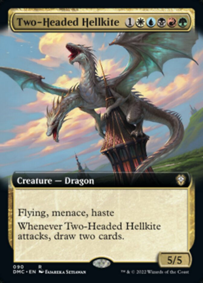 Two-Headed Hellkite (DMC) / Extended Art