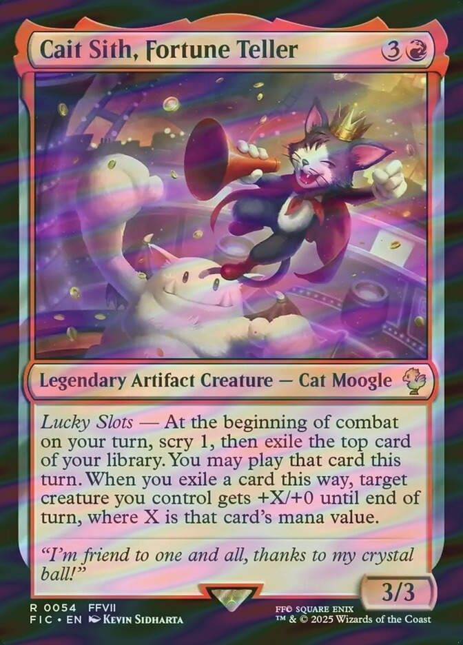 Cait Sith, Fortune Teller (FIC) (54) / Surge Foil