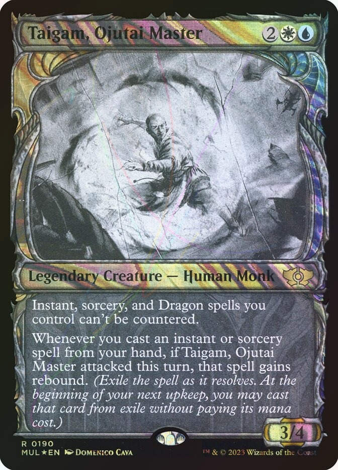 Taigam, Ojutai Master (MUL) (190) / Showcase / Halo Foil