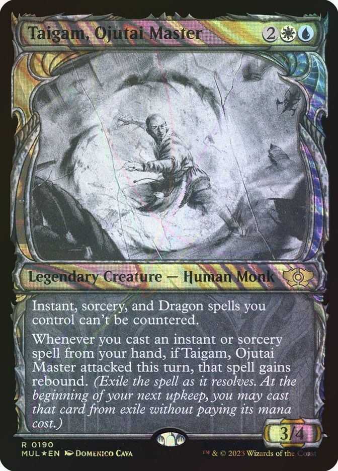 Taigam, Ojutai Master (MUL) (190) / Showcase / Halo Foil