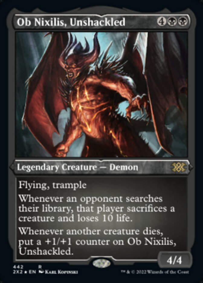 Ob Nixilis, Unshackled (2X2) / Etched Foil