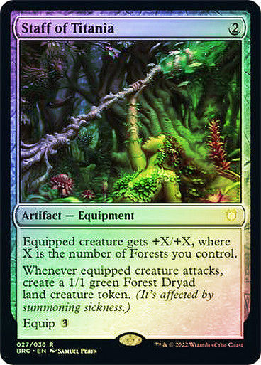 Staff of Titania (BRC) / Set Booster Foil