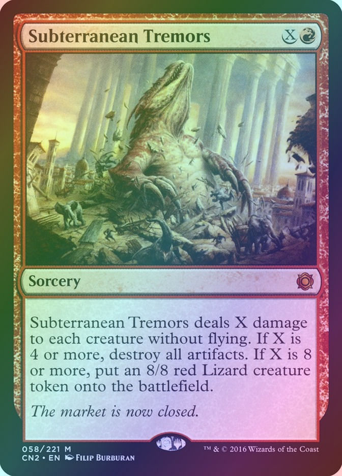 Subterranean Tremors (CN2) (58) / Foil