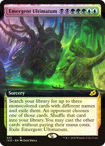 Emergent Ultimatum (IKO) (333) / Extended Art / Foil