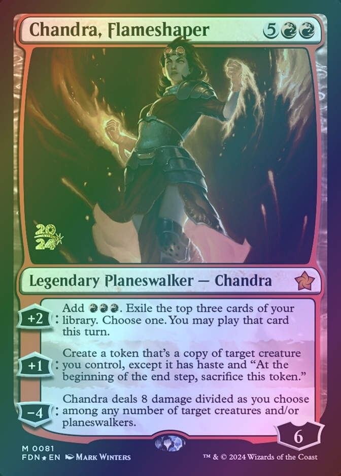 Chandra, Flameshaper (PFDN) (81s) / Foil