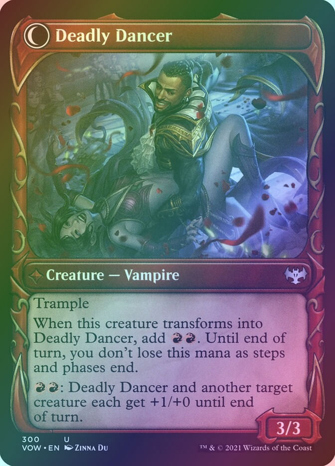 Alluring Suitor // Deadly Dancer (VOW) (300) / Showcase / Foil — cara 2 de 2