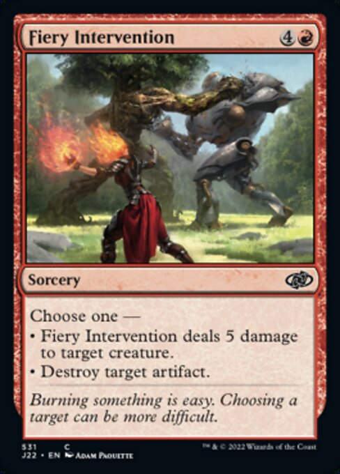 Fiery Intervention (J22))