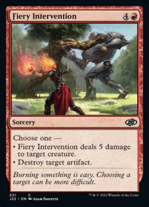 Fiery Intervention (J22))