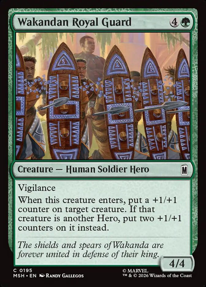 Wakandan Royal Guard (MSH) (195)