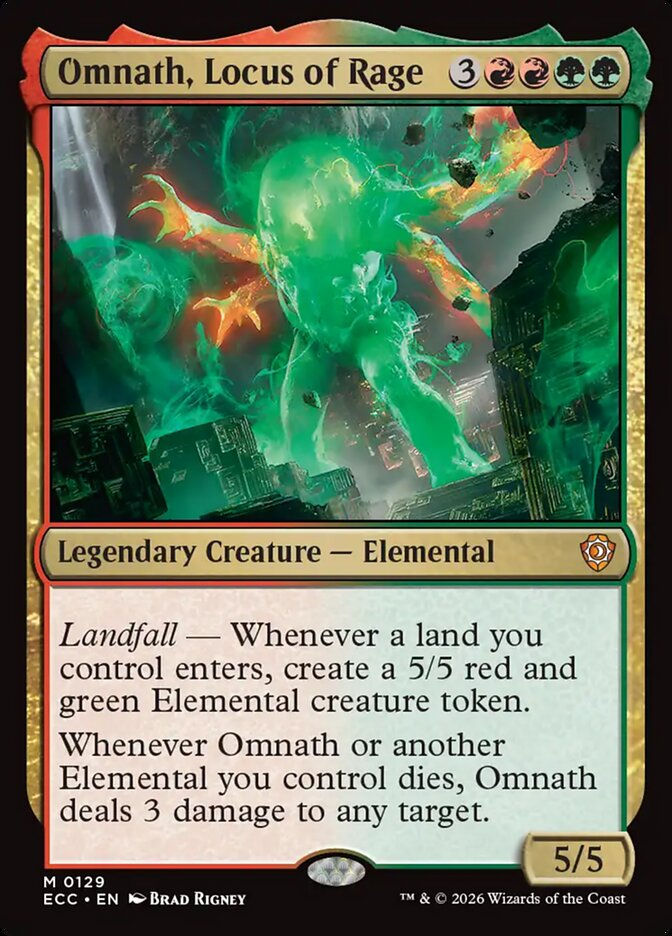 Omnath, Locus of Rage (ECC) (129)