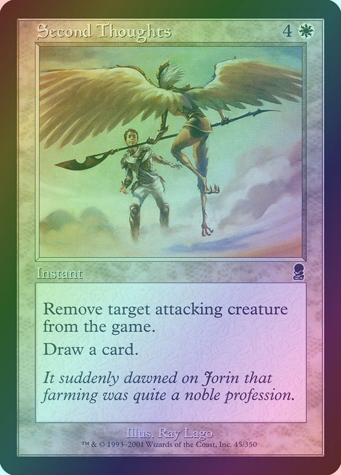 Second Thoughts (ODY) (45) / Foil