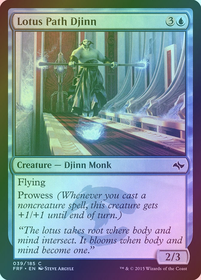 Lotus Path Djinn (FRF) (39) / Foil