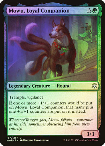 Mowu, Loyal Companion (WAR) (167) / Foil