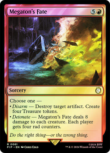 Megaton's Fate (pip) (61) / Foil