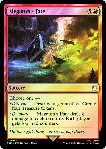 Megaton's Fate (pip) (61) / Foil