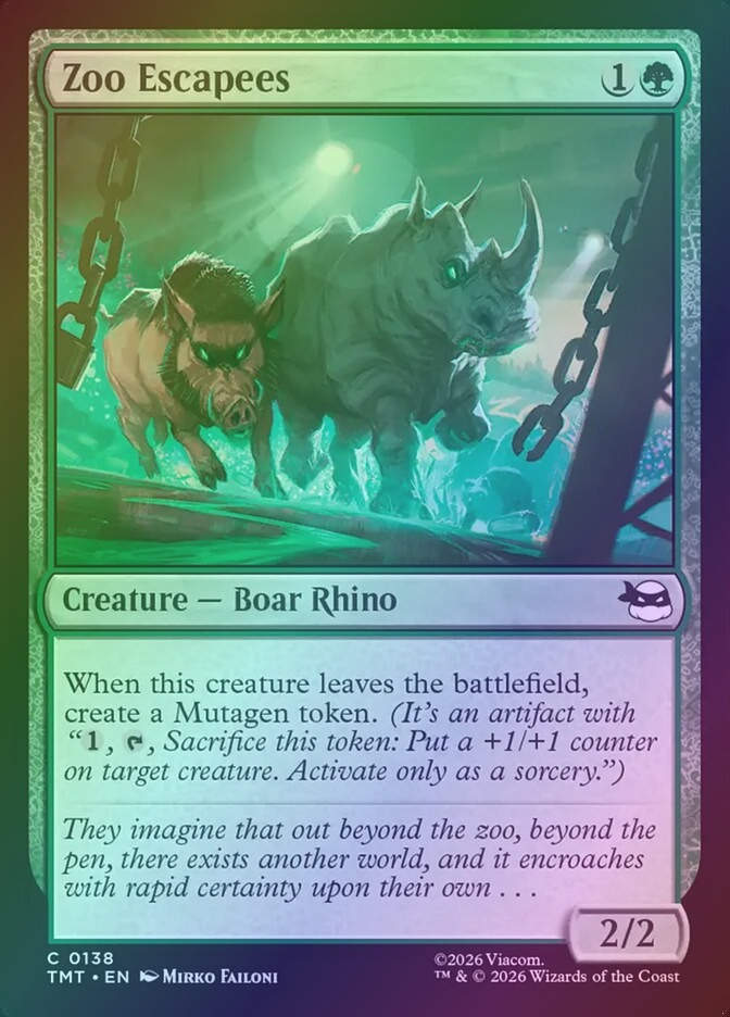 Zoo Escapees (TMT) (138) / Foil