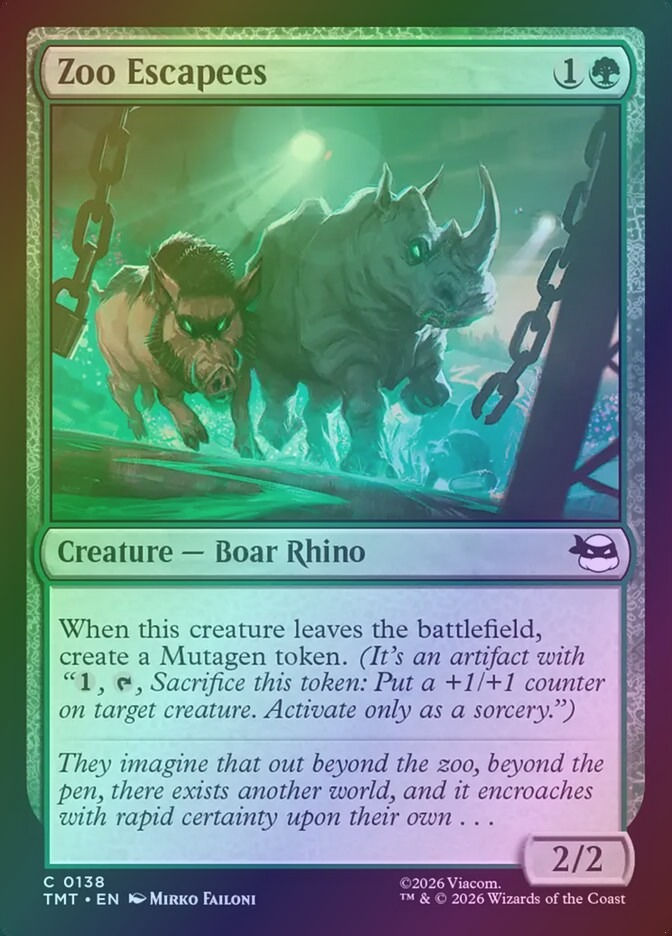 Zoo Escapees (TMT) (138) / Foil