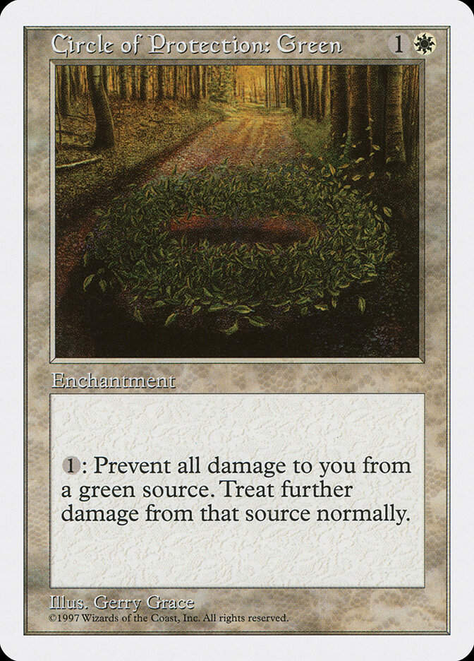 Circle of Protection: Green (5ED) (19)