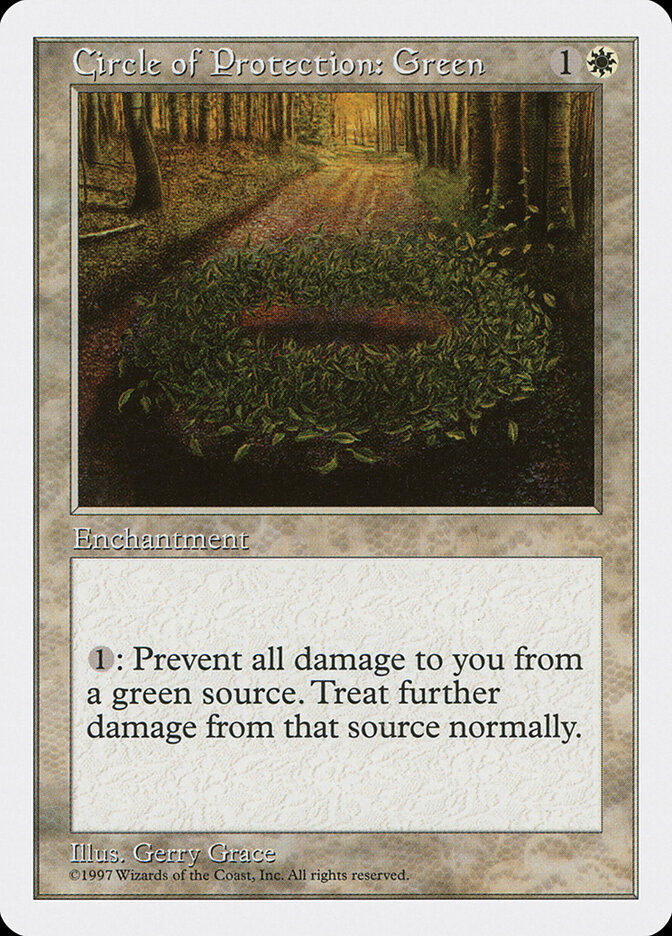 Circle of Protection: Green (5ED) (19)