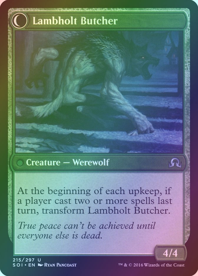 Lambholt Pacifist // Lambholt Butcher (SOI) (215) / Foil — cara 2 de 2