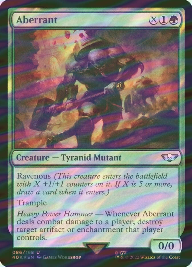 Aberrant (40K) (86★) / Surge Foil