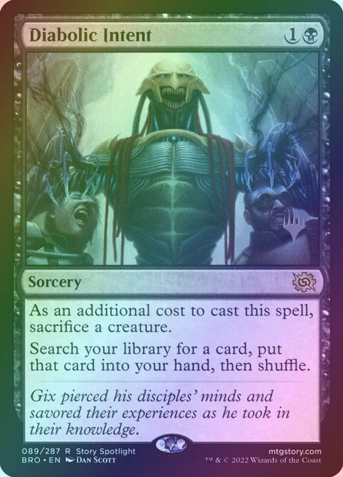 Diabolic Intent (PBRO) (89p) / Foil