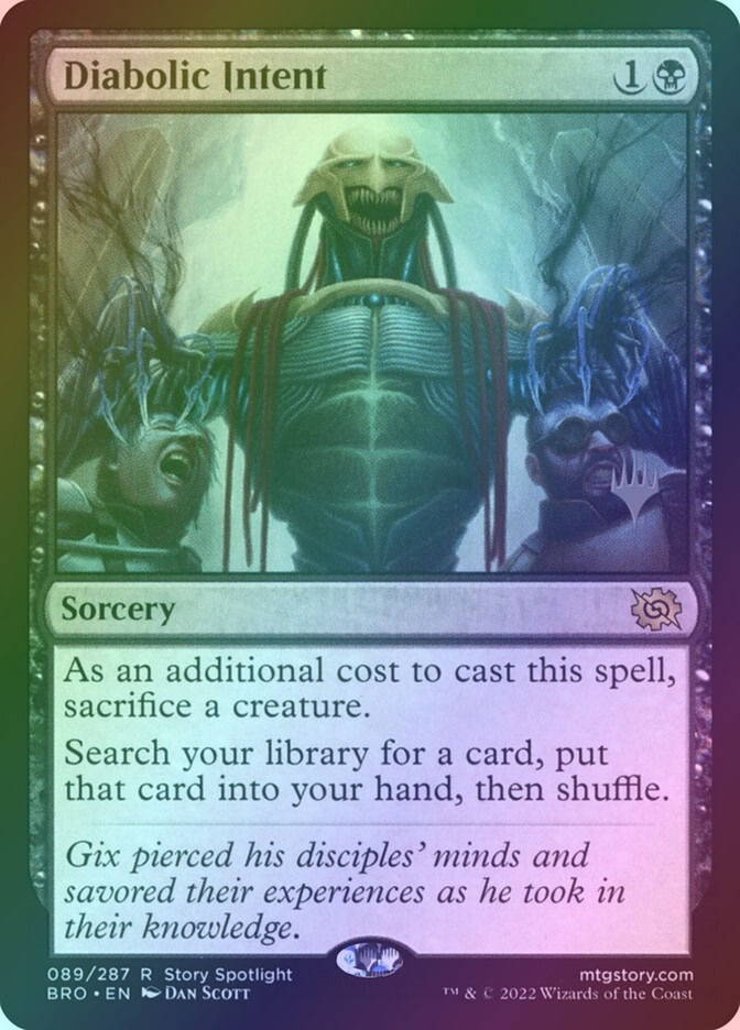 Diabolic Intent (PBRO) (89p) / Foil