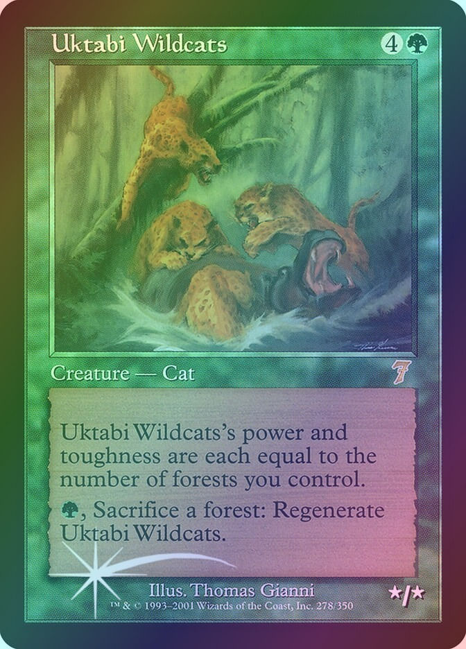 Uktabi Wildcats (7ED) (278★) / Foil