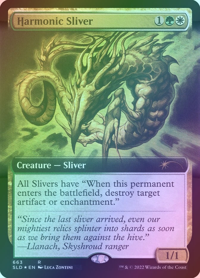 Harmonic Sliver (SLD) (663) / Extended Art / Foil