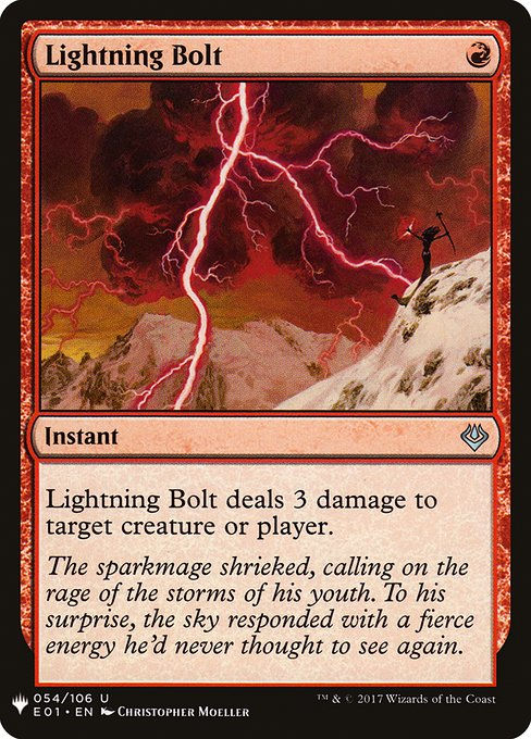 Lightning Bolt (PLST) (E01-54)
