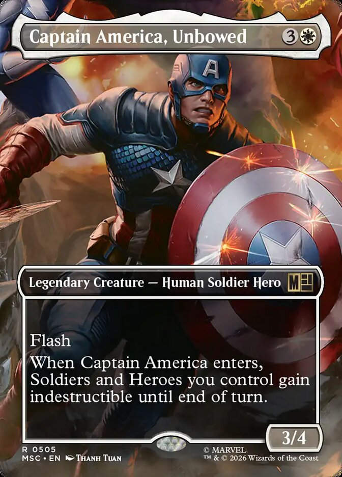 Captain America, Unbowed (MSC) (505) / Borderless