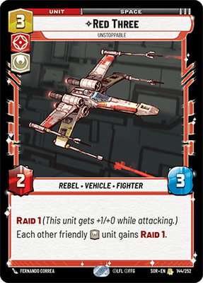 Red Three - Unstoppable (SOR_#144/252)